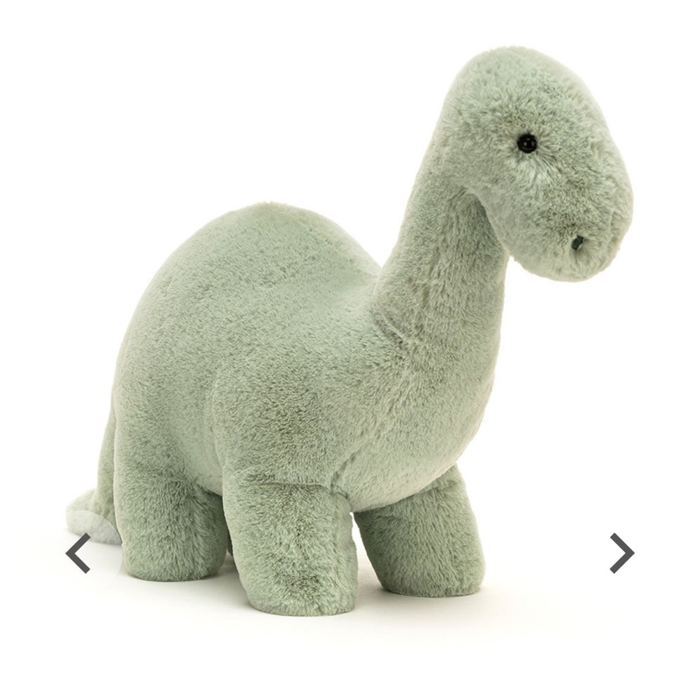 Soft Green Dinosaur Plush Toy Jellycat